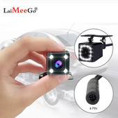 Κάμερα οπισθοπορείας αυτοκινήτου 4 PIN Full HD με φως 170 μοιρών 12 LED νυχτερινή όραση Γωνία θέασης Μπροστινή κάμερα οπισθοπορείας