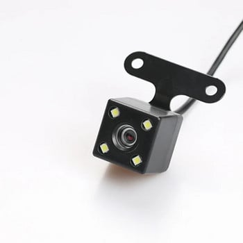 Κάμερα οπισθοπορείας αυτοκινήτου 4 PIN Full HD με φως 170 μοιρών 12 LED νυχτερινή όραση Γωνία θέασης Μπροστινή κάμερα οπισθοπορείας