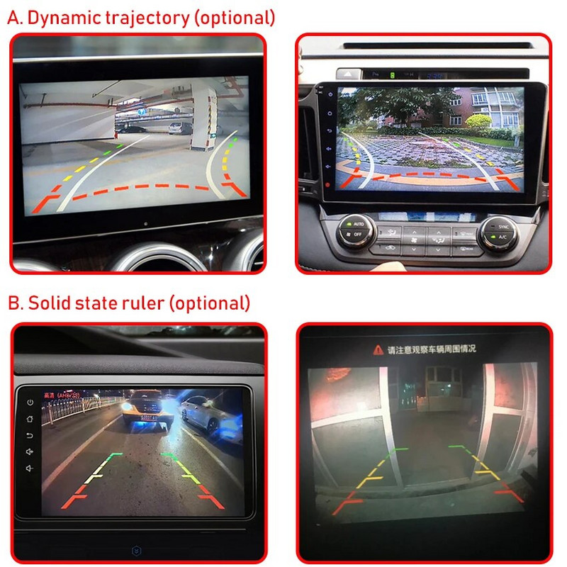 HD 1280*1080 Fisheye atpakaļskata kamera Peugeot 208 2012 2013 2014 2015 2016 2017 2018 Automašīnas atpakaļgaitas stāvvietas piederumi