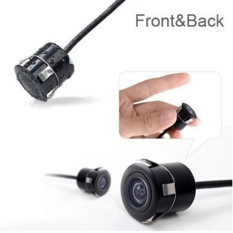 4 kontaktu atpakaļgaitas automašīnas aizmugures skata rezerves stāvvietas kamera, HD nakts redzamības ūdensizturīgs