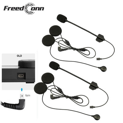 2gab Austiņu mikrofona piederumi 2 vienā austiņu uzvalks priekš T-COM OS T-COMSC FDC-VB COLO TCOM-02 Motocikla ķiveres domofons