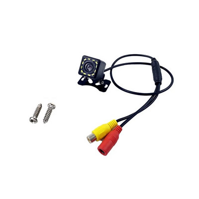 Automobilio galinio vaizdo kamera 170 laipsnių plataus kampo 12V naktinio matymo atgalinis parkavimas vandeniui atsparus CCD LED atsarginis monitorius Universalus