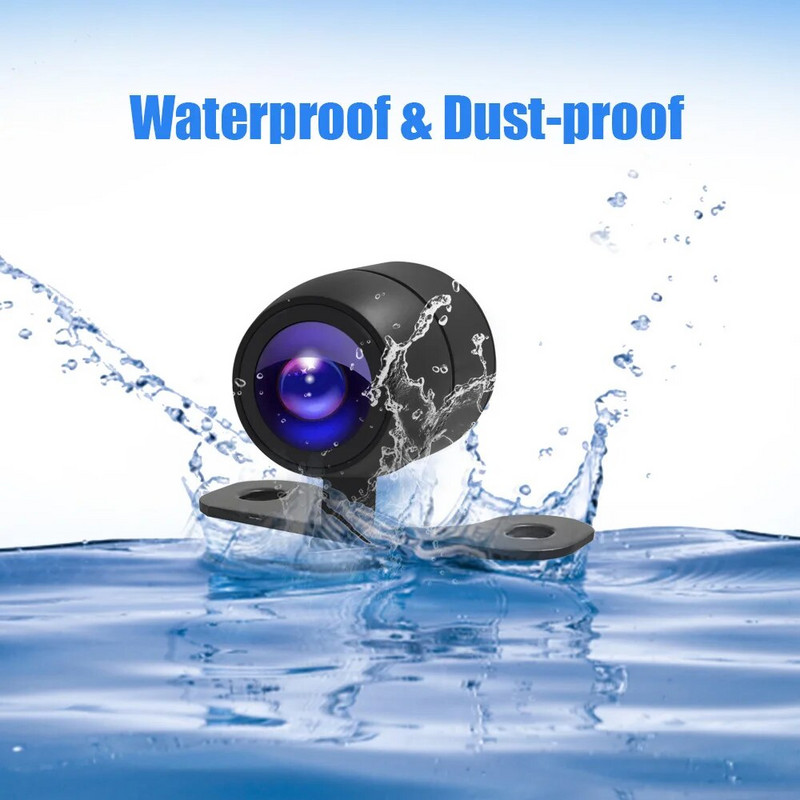 Auto tahavaatekaamera 170 kraadi lainurk 12 V öine nägemine tagurpidi parkimisega veekindel CCD LED varumonitor universaalne