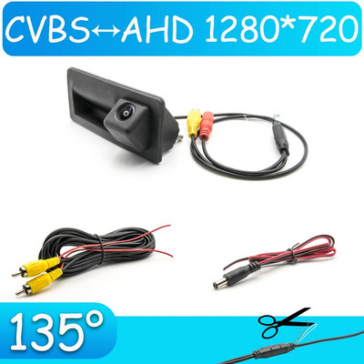 CCD HD AHD kalasilm tahavaatekaamera Audi Q5 2010 2011 2012 2013 2014 2015 2016 2017 2018 auto pagasiruumi käepideme tagurdusmonitori jaoks