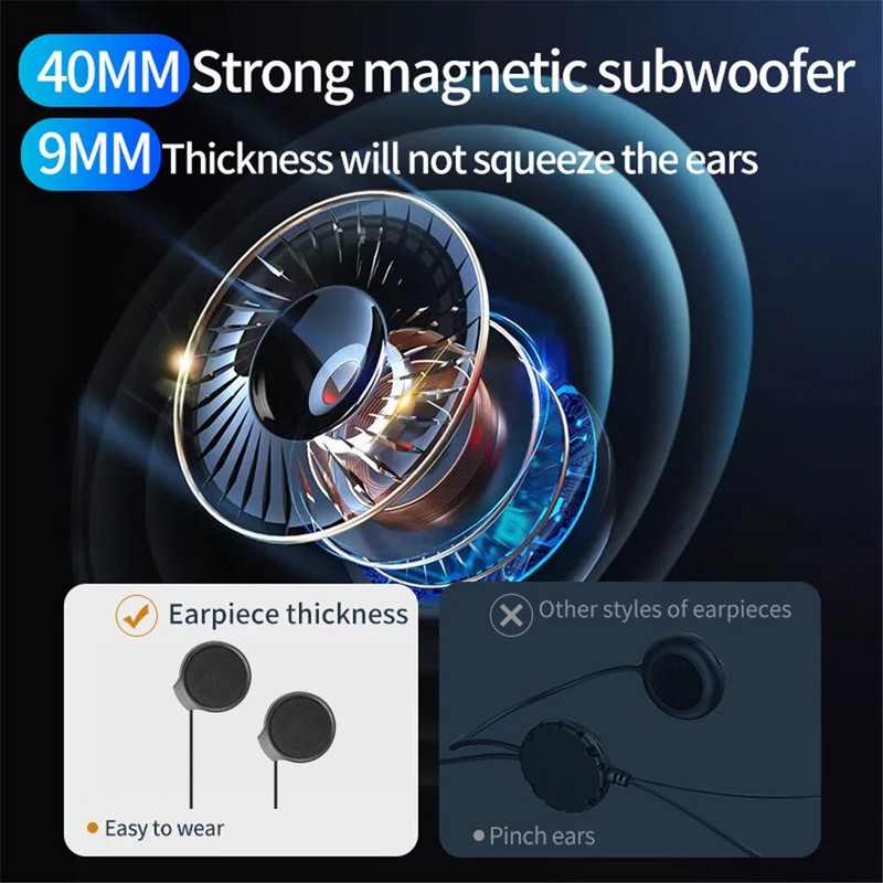 BT12 ūdensizturīga motocikla ķivere ar Bluetooth saderīgas austiņas Bezvadu brīvroku motoaustiņas Mūzikas ķivere Brīvroku zvans MP3