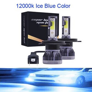 PAMPSEE 2Tk mini H7 H4 LED pirn Auto esituli H11 H1 H8 H3 H9 9005/HB3 9006/HB4 Hi-Lo Beam 72W 12000LM Auto Esitule LEDid 6000K