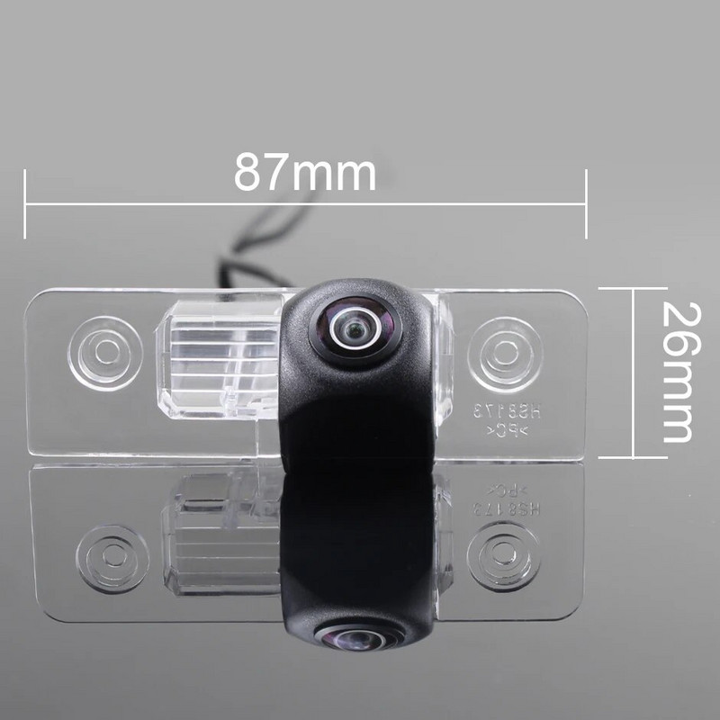 GreenYi 170° 1080P HD AHD transportlīdzekļa atpakaļskata kamera Skoda Octavia 2008-2015 automašīnai