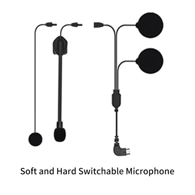 Maxto M2 M3 M3S kõrvaklappide mikrofon, 2-ühes kõrvaklappide tarvikud, ülikond mootorrattale, täis-/poolnägu integreeritud avatud kiivriga sisetelefon