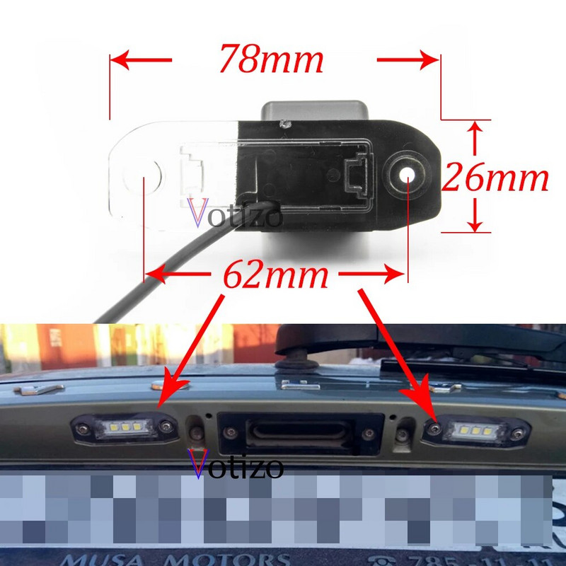 CCD HD AHD Zivju acs atpakaļskata kamera Volvo XC90 2007 2008 2009 2010 2011 2012 2013 2014 2015 2016 2017 2018 2019 automašīnas monitors