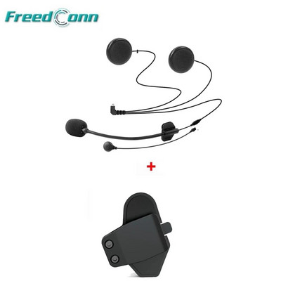 Аксесоари за интерком Freedconn 5 пина / 8 пина микрофон със щипка за слушалки за TMAX Pro мотоциклетна каска Интерком слушалки