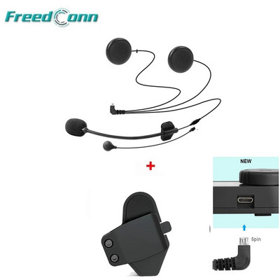 Accesorii interfon Freedconn Microfon cu 5 pini/8 pini cu clemă pentru căști pentru cască interfon cască de motocicletă TMAX Pro
