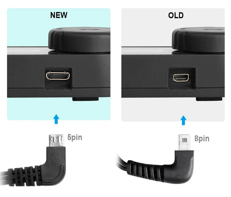 Freedconn domofonu piederumi 5 kontaktu / 8 kontaktu mikrofons ar austiņu skavu priekš TMAX Pro motocikla ķiveres domofona austiņas