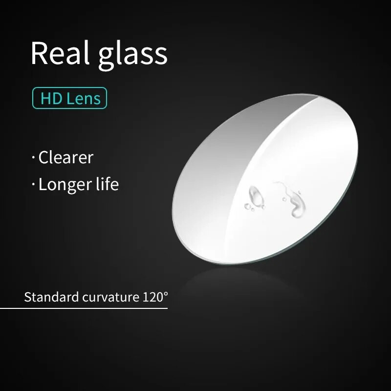 HD bezrāmja regulējams pakāpes mazs apaļš spogulis aklās zonas spogulis atpakaļgaitas platleņķa spogulis automašīnas aizmugurējais skats