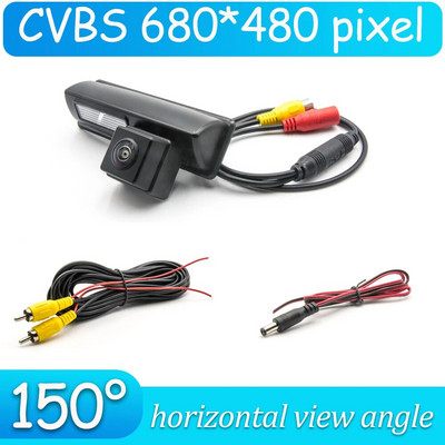 CCD HD AHD Zivju acs atpakaļskata kamera Mitsubishi Pajero Sport MK2 MK3 2008-2018 Automašīnas atpakaļgaitas parkošanās monitors nakts redzamībai