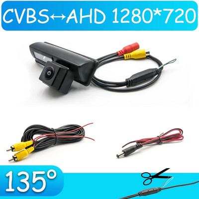 CCD HD AHD Zivju acs atpakaļskata kamera Mitsubishi Pajero Sport MK2 MK3 2008-2018 Automašīnas atpakaļgaitas parkošanās monitors nakts redzamībai