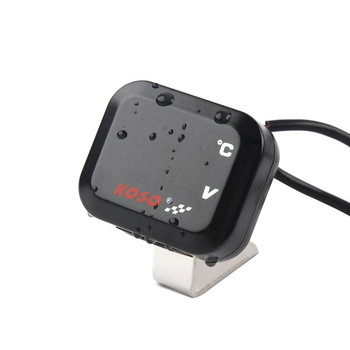 Προσαρμογέας θύρας USB Τροφοδοσία βολτόμετρου πολλαπλών λειτουργιών Θερμόμετρο 12-24V 3A Γρήγορη φόρτιση 3 σε 1 Αξεσουάρ μοτοσυκλέτας