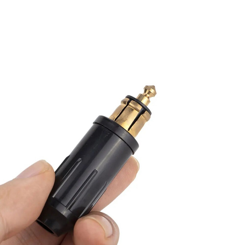 DIY DIN Hella vīriešu spraudnis barošanas spraudnis Eiropas tipa 12v cigarešu šķiltavas adaptera savienotājs der BMW motociklu piederumiem