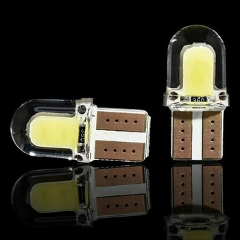 LED W5W T10 194 168 W5W COB 4SMD Led Parking Bulb Auto Wedge Clearance Lamp Canbus Silica Bright White Light Light Light License