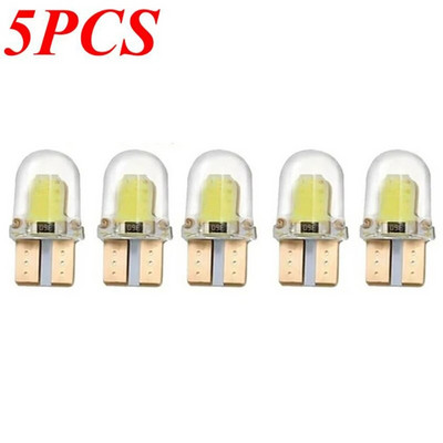 LED W5W T10 194 168 W5W COB 4SMD Led крушка за паркиране Auto Wedge Clearance Lamp Canbus Silica Bright White License Light Bulbs