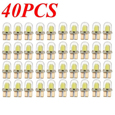 LED W5W T10 194 168 W5W COB 4SMD Led Parking Bulb Auto Wedge Clearance Lamp Canbus Silica Bright White Light Light Light License