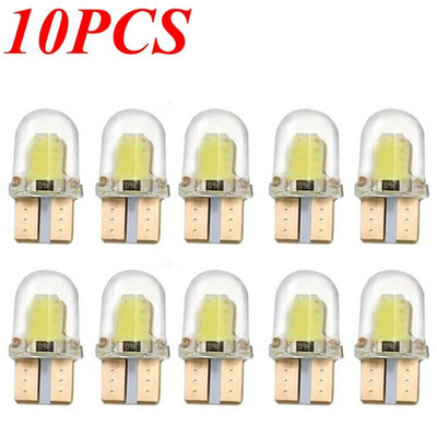 LED W5W T10 194 168 W5W COB 4SMD Led Parking Bulb Auto Wedge Clearance Lamp Canbus Silica Bright White Light Light Light License