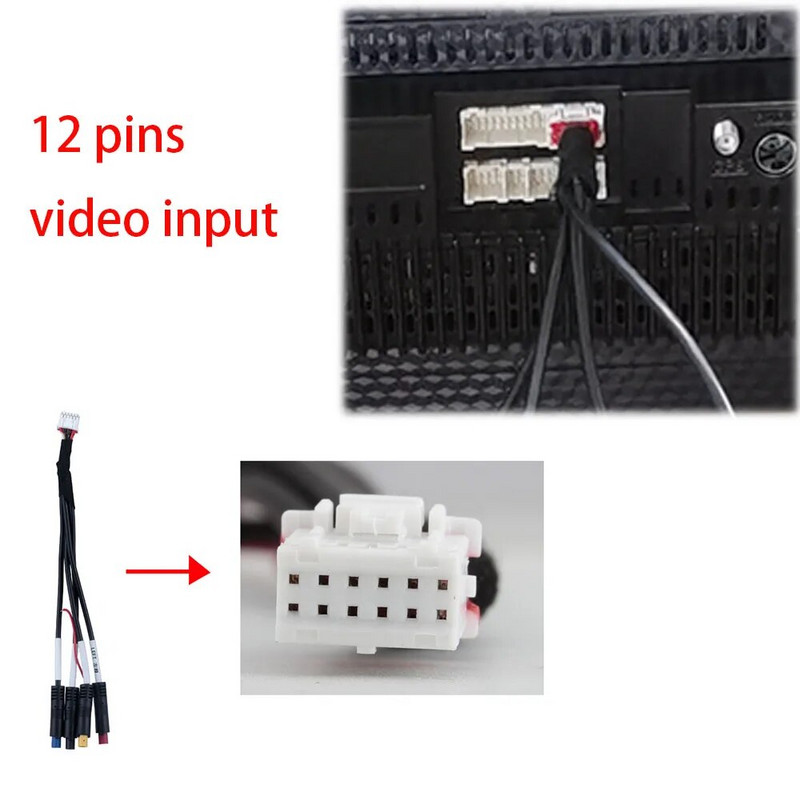 3D 360 kaamera Androidi autoraadio jaoks Sisseehitatud 360APP mudelauto 360° vaatega linnulennusüsteem 4 kaamerat taga/ees/vasak/parem