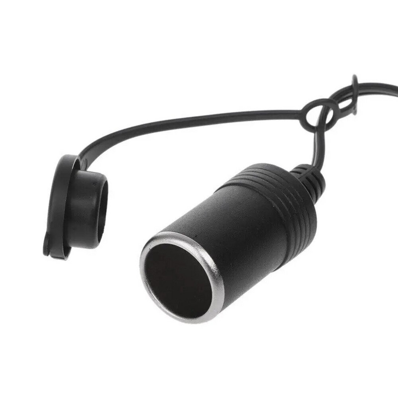 Din Hella Male Plug Powerlet Plug Eiropas tipa 12V cigarešu šķiltavu adaptera savienotājs Universāls pilnas sērijas BMW un motocikls.