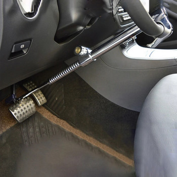 Κλείδωμα τιμονιού αυτοκινήτου Αντικλεπτική συσκευή αυτοκινήτου Σφιγκτήρας ρυθμιζόμενου μήκους με διπλό άγκιστρο αναδιπλούμενο κλείδωμα με