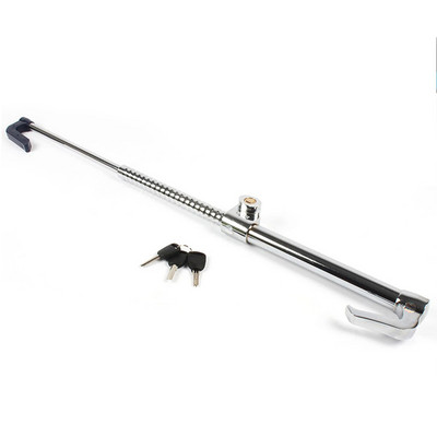 Κλείδωμα τιμονιού αυτοκινήτου Αντικλεπτική συσκευή αυτοκινήτου Σφιγκτήρας ρυθμιζόμενου μήκους με διπλό άγκιστρο αναδιπλούμενο κλείδωμα με