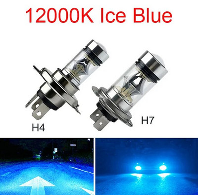 2Pcs 100W H4 H7 LED автомобилни фарове H11 H8 H9 H10 H1 H3 Автомобилни крушки за мъгла 9005 9006 Автомобилни светлини за шофиране 20000LM 80W 12V