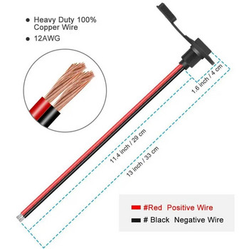 10AWG SAE Καλώδιο 2 ακίδων Γρήγορη αποσύνδεση καλωδίου επέκτασης πάνελ αυτοκινήτου Τρύπες βιδών για ηλιακούς συλλέκτες Μπαταρία μοτοσικλετών