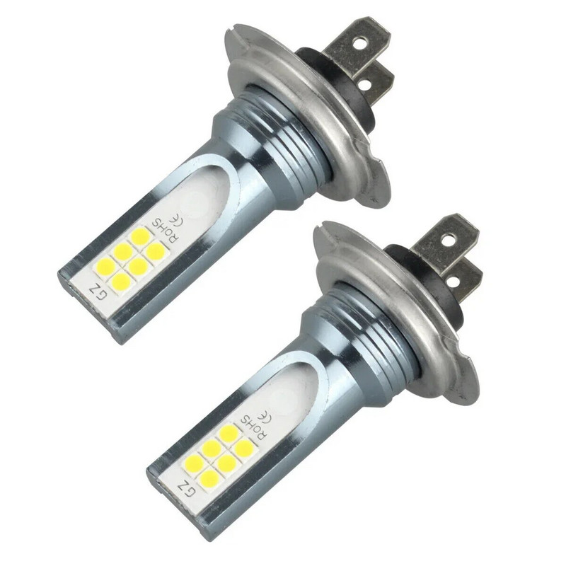 2db H7 LED fényszóró izzókészlet távolsági/tompított fényszóró 320W 30000LM Super Bright 6000K fehér ködlámpák H8 autóhoz