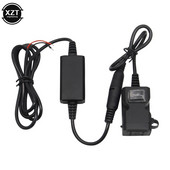Kahe USB-porti 12 V veekindel mootorratta mootorratta juhtraua laadija 5 V 1A/2.1A adapteri toiteallika pistikupesa mobiiltelefoni jaoks