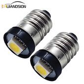 2tk 3V 6V 12V 24V 4300K E10 5050SMD kruvikeermega jalgratta tagatule masin LED vana taskulamp Vahetage pirn 6000K soe valge merevaigukollane