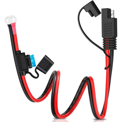 Extractme 10AWG 1-2 SAE līdz SAE pagarinātāja kabelis SAE līdzstrāvas strāvas adaptera kabelis SAE spraudnis saules paneļa akumulatora lādētājam