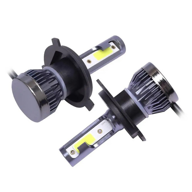 2db Mini H4 H7 LED turbó autós fényszórókészlet 6000K 3000K 8000K 12000LM H11 9005 HB3 9006 HB4 H8 H9 12000K izzók autós tartozékok