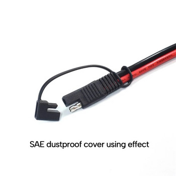 5 τμχ SAE Αδιάβροχο κάλυμμα SAE Adapter Charger Cable Power Solar Automotive-Connector Dustproof Cover Θήκες DIY Αξεσουάρ
