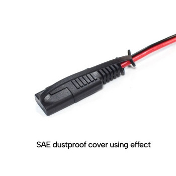 5 τμχ SAE Αδιάβροχο κάλυμμα SAE Adapter Charger Cable Power Solar Automotive-Connector Dustproof Cover Θήκες DIY Αξεσουάρ