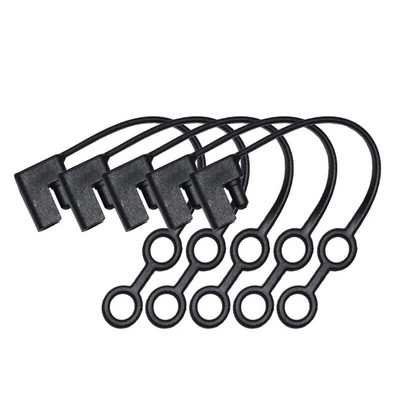 5 vnt. SAE vandeniui atsparus dangtelis SAE adapterio įkroviklio maitinimo laidas, skirtas saulės energijai, automobilių jungtis, dulkėms atsparūs dangteliai.