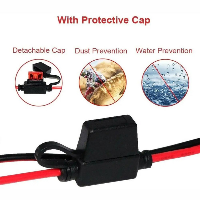 16AWG 4FT 6FT 10FT 2 kontaktiga SAE klemm O-ühenduste pikendusjuhtme kaabli pistik akulaadija/hooldaja jaoks