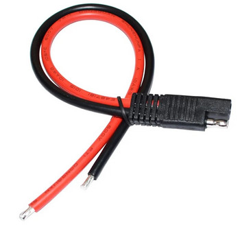 30cm 10AWG SAE Καλώδιο επέκτασης με ένα άκρο Είσοδος / Έξοδος DC Power Automotive Extension Cable Solar Panel Battery SAE Plug