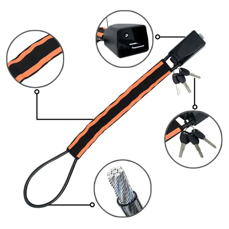 Zaključavanje upravljača Brava za remen Univerzalni protuprovalni uređaj za zaključavanje automobila