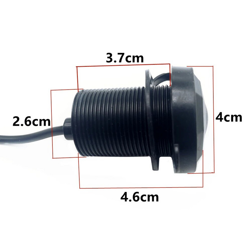 Motorkerékpár kettős USB kormánytöltő vízálló burkolattal, független kapcsolókkal Tápcsatlakozóaljzat mobiltelefonhoz