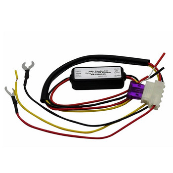 DRL контролер Автомобилни LED дневни светлини Реле Кабел за димер Вкл./Изкл. 12-18V Контролер за фарове за мъгла