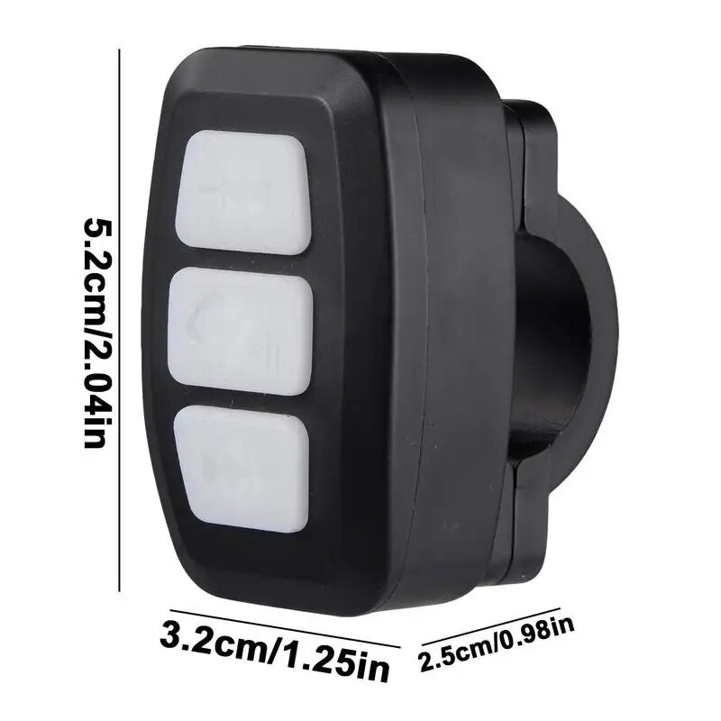 Blue Tooth motocikla stūres tālruņa kontrolieris tālruņa atbildei ūdensizturīgs velosipēda bezvadu multivides poga tālruņa mūzikas fotoattēlam