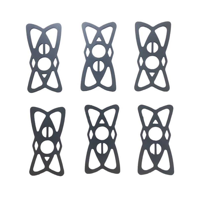 Pretslīdes drošības gumijas joslas nomaiņas sieta silikona siksna mobilā tālruņa stiprinājuma turētājam uz velosipēda/velosipēda/motocikla/stūres