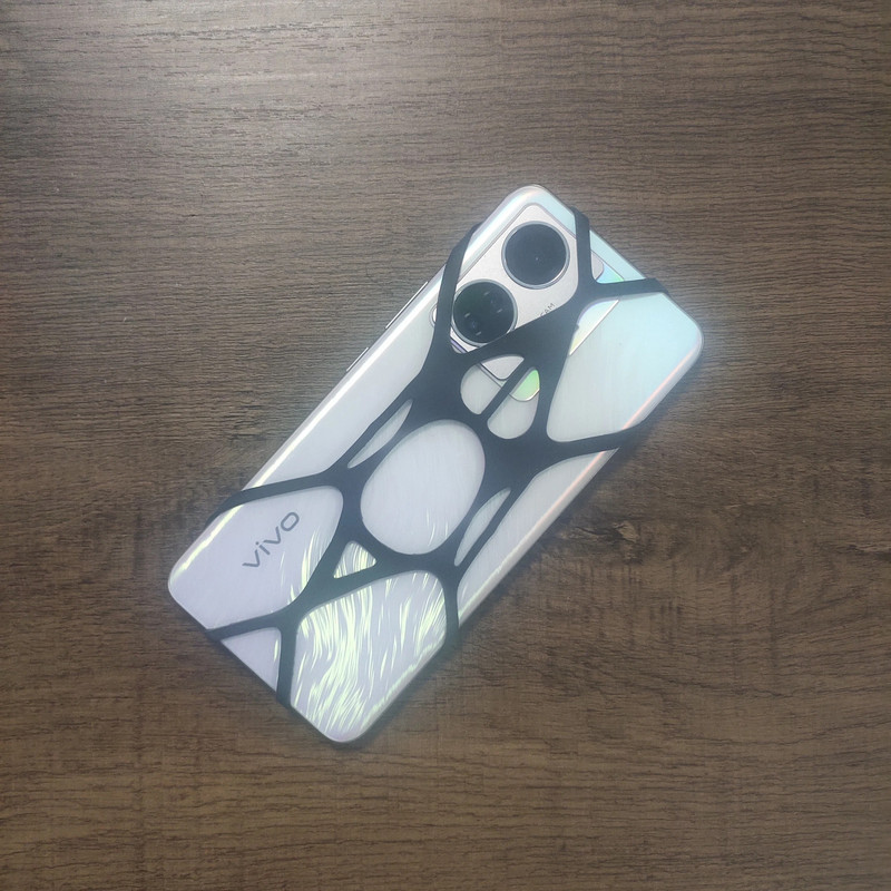 Pretslīdes drošības gumijas joslas nomaiņas sieta silikona siksna mobilā tālruņa stiprinājuma turētājam uz velosipēda/velosipēda/motocikla/stūres