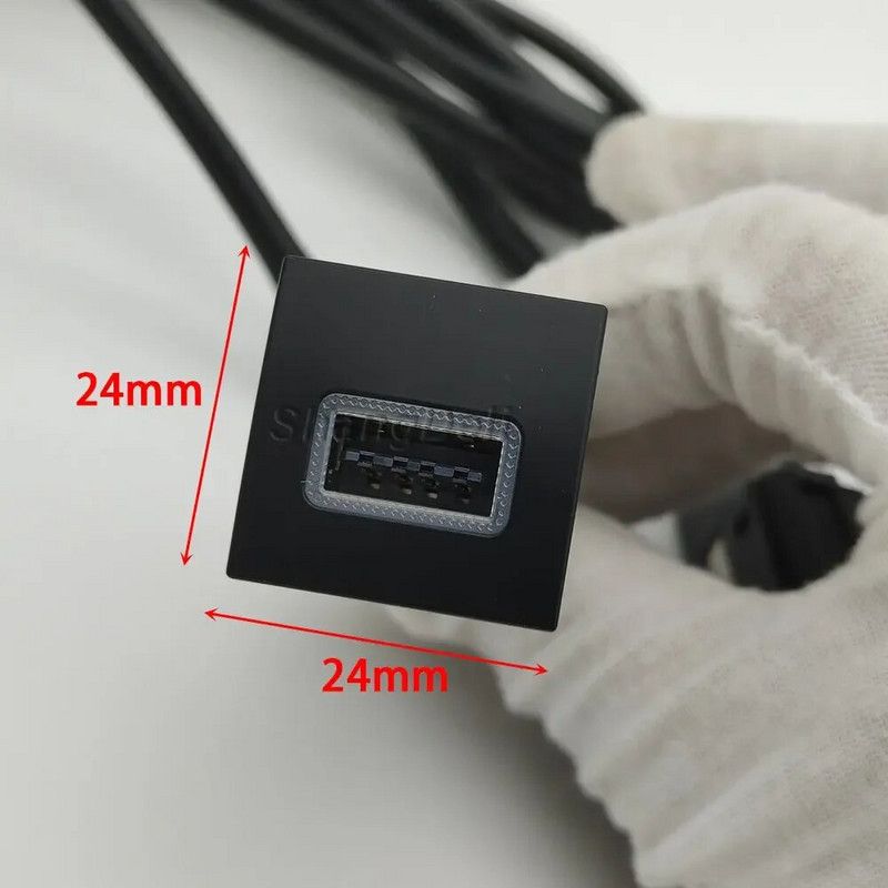 VW Golf 6 Jetta 5 MK5 Scirocco 2006–2012 auto USB laadija PD kiirlaadija QC3.0 automaatse telefoni laadimisadapteri nupp jaoks