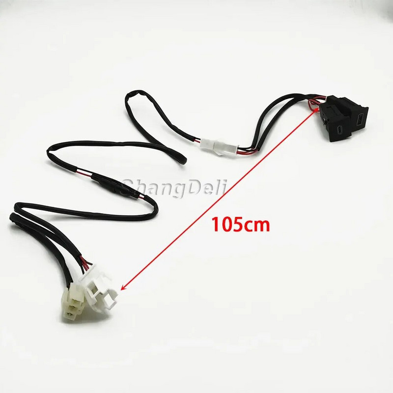 VW Golf 6 Jetta 5 MK5 Scirocco 2006–2012 auto USB laadija PD kiirlaadija QC3.0 automaatse telefoni laadimisadapteri nupp jaoks