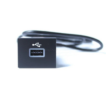 Автомобилен черен/сребрист USB входен адаптер аудио радио u-disk флаш гнездо интерфейсен кабел за Ford Focus 2 Mk2 2009-2011 аксесоари